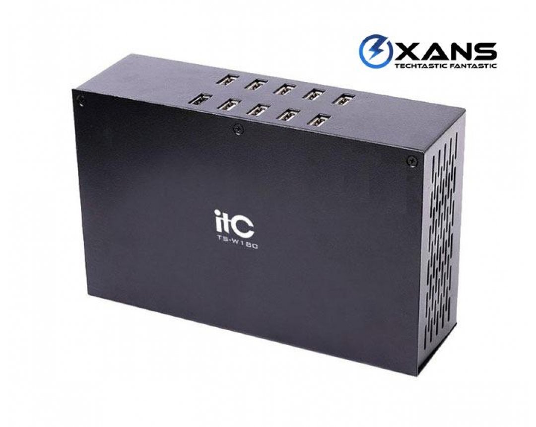 TS-W180Q, USB CHARGER BOX, MULTI USB ŞARJ CİHAZI, 10 PORT USB ADAPTER, TELEFON ŞARJ STANSİYASI, PLANŞET ŞARJ CİHAZI, ENERJİ TƏCHİZATI